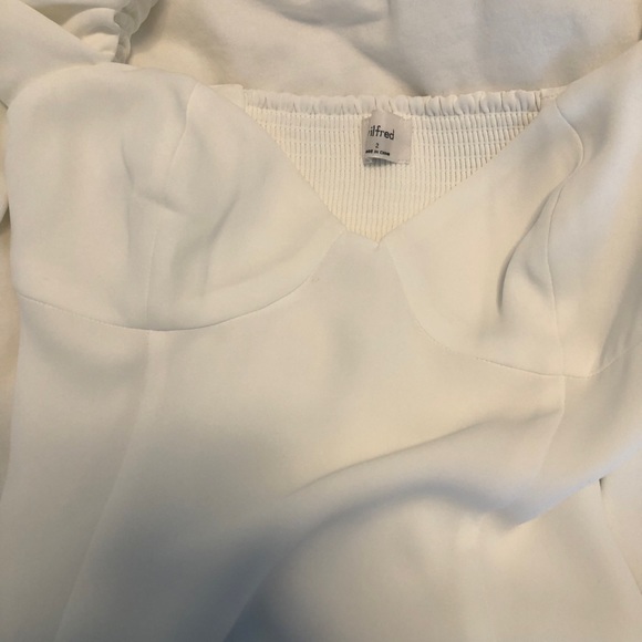 NWOT Original Aritzia Wilfred novella dress light birch size 2 - Picture 3 of 6